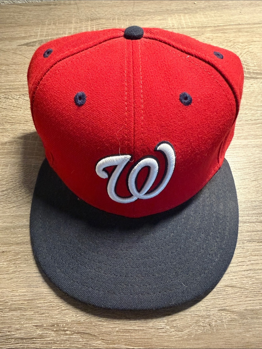 Washington Nationals Red & Black Hat
